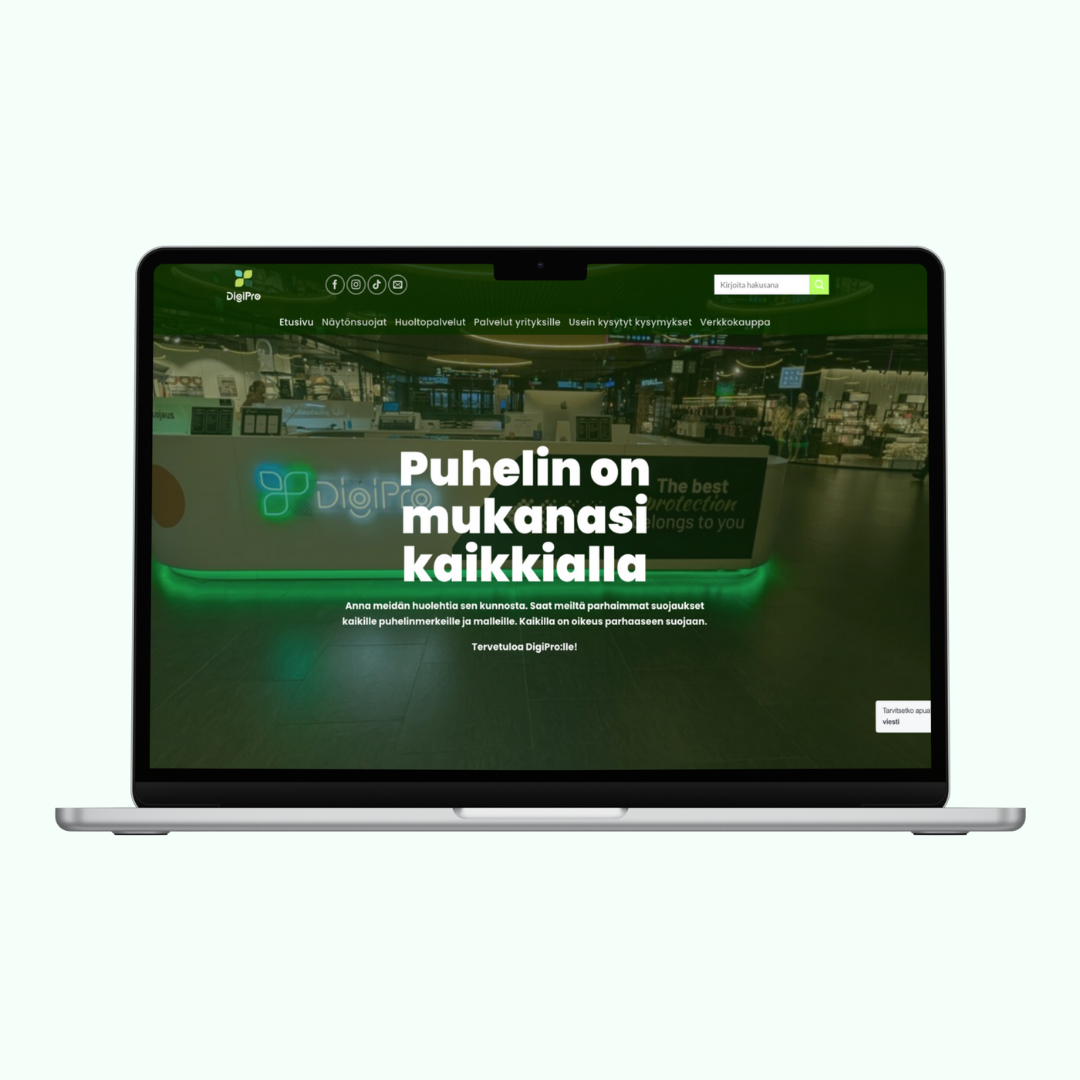 DigiPro nettisivut brändiuudistus