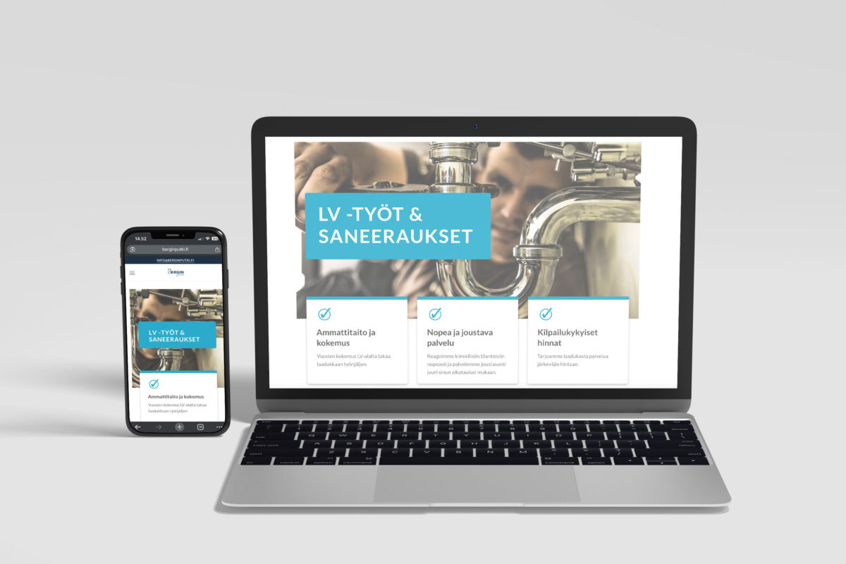 putkimies bergin putki nettisivut