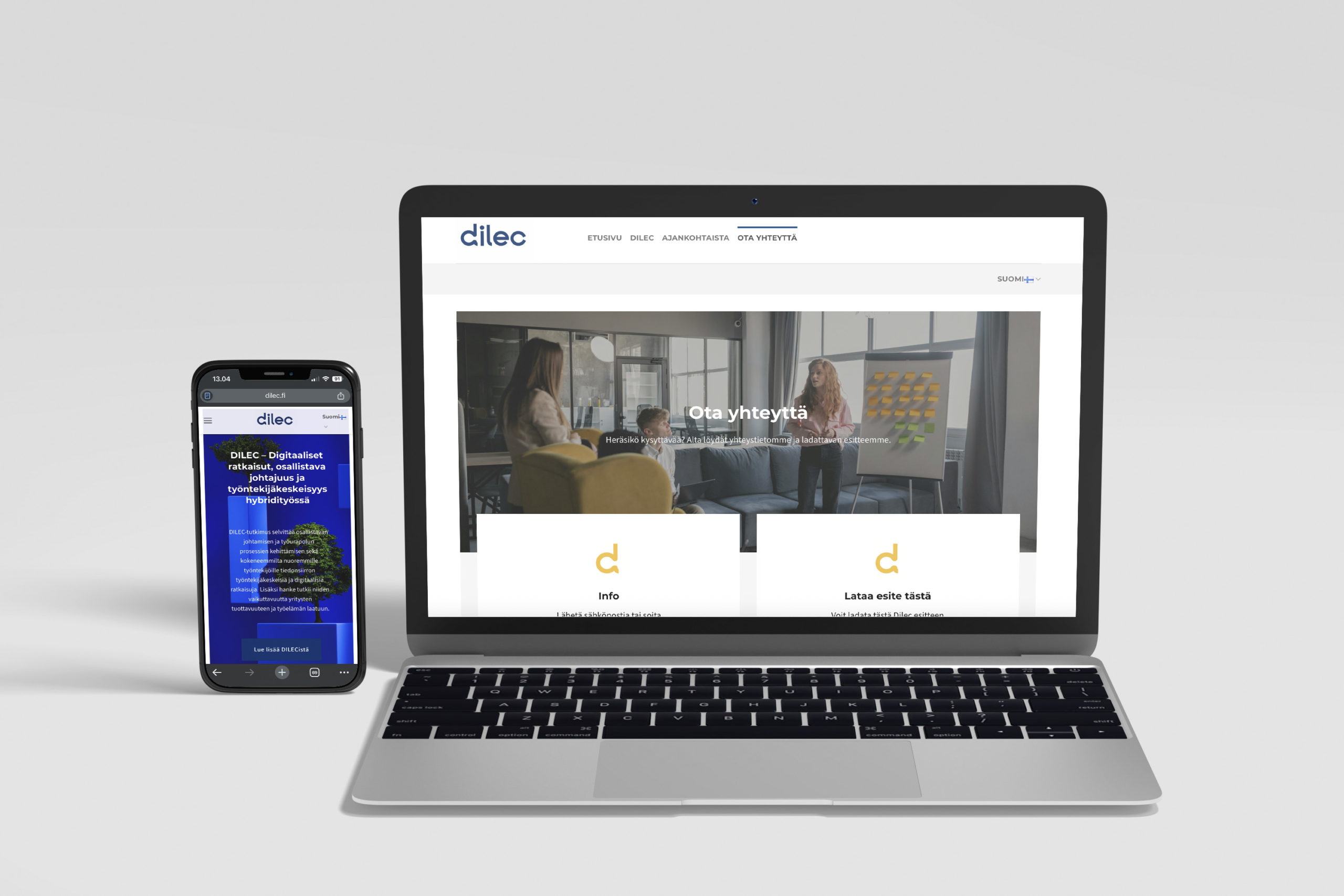 Dilec nettisivut website